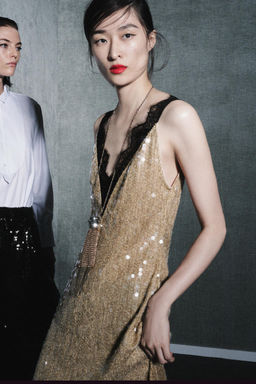 ZW COLLECTION SEQUIN LACE DRESS - Zara фото 4