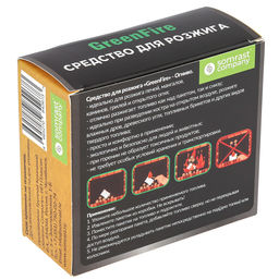 Средство для розжига GreenFire - ОГНИВО 80г (8 пакетов по 10г), (Россия) - Домашняя мода фото 2