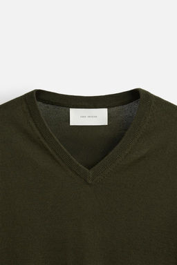 WOOL - COTTON SWEATER - Zara фото 9