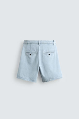 BERMUDA CHINO DENIM / Azul claro