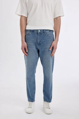 The 90S Slim Fit Dar Kal?p Yuksel Bel Dar Paca Jean Pantolon