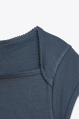 COTTON MODAL T-SHIRT - Zara фото 22