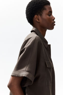 Top de sarga con cord?n de ajuste - H&m фото 3