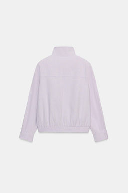 BOMBER CON LINO ZW COLLECTION / Malva - Zara фото 6