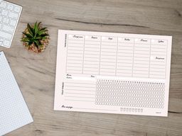 МАГНИТНЫЙ ПЛАНЕР ПЛАНЫ НА НЕДЕЛЮ роз. 30х42 см (2191)