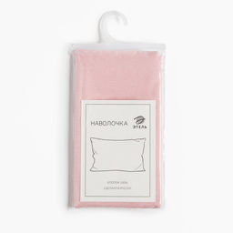 Наволочка Этель 50*70, цв.розовый, 100% хлопок, поплин 125г/м2  фото 3