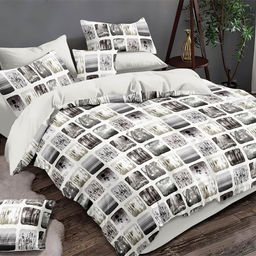 КПБ Поплин Эксклюзив (молния) - Квадро денс Евро (нав.70х70)