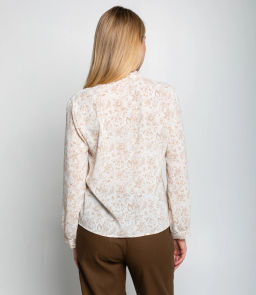 Блуза #КТ803 (8), бежевый - Dommod фото 3