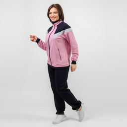 RODOS Спортивный костюм женский М-172/1 Пыльная роза/Синий