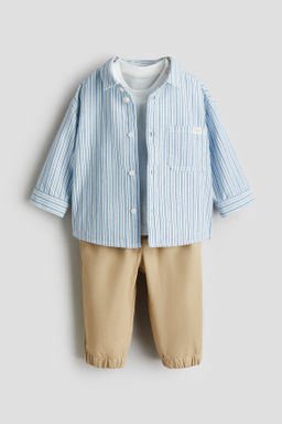 Conjunto de 3 piezas en algod?n