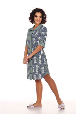 Халат-рубашка Эльза (46-60) - Serenada фото 3