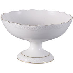 Ваза для фруктов 20 см JEWEL Кружево (фарфор)