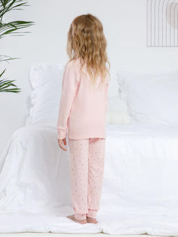 К 1541/24/бежево-розовый,штрихи пижама дет