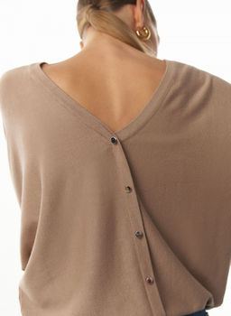 Conso/KPL 230718 - beige Пуловер женский фото 3