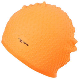 Шапочка для бассейна взрослая ONLYTOP Swim, силиконовая, обхват 54-60 см, цвета МИКС