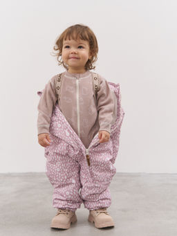 Комбинезон демисезонный мембранный Солнечные зайчики - розовый 0+ - Bungly фото 7