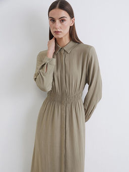 Belden Oturtmal? G?mlek Elbise