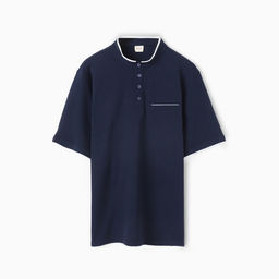 Футболка поло мужская MINAKU REGULAR FIT, тёмно-синяя, размер 46