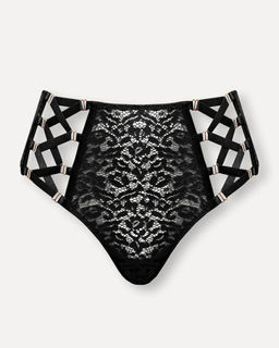 Трусы-стринги с декоративной шнуровкой - Deseo фото 4