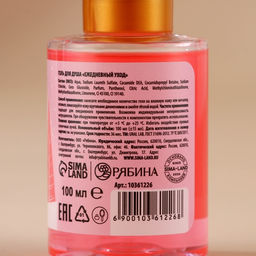 Цена за 2 шт. Гель для душа, аромат малинового коктейля, 100 мл, URAL LAB фото 4