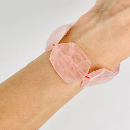 Бусины для украшений из Розового кварца 40 см