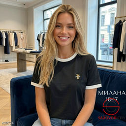 Футболка женская из хлопка - Bruno фото 2