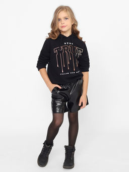 CRB wear/CWJG 63718-22-390 Толстовка для девочки,черный/Ex.Cherubino  фото 3