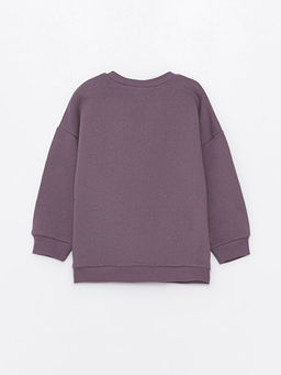 Bisiklet Yaka Uzun Kollu Bask?l? Erkek Bebek Sweatshirt ve E?ofman Alt? 2li Tak?m - Waikiki фото 3