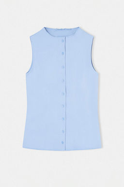 Wardrobe Essentials-Ac?k Pembe Fitted Dugmeli Volanl?/F?rf?rl? Esnek Orme Bluz TWOSS26BZ00171 - Trendyolmilla фото 23