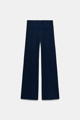 PANTAL?N WIDE LEG TIRO ALTO ZW COLLECTION / Marino - Zara фото 6