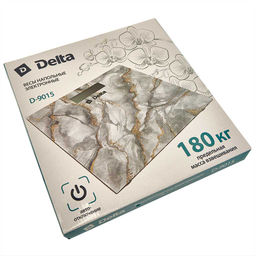 Весы напольные электронные DELTA D-9015 Белый мрамор