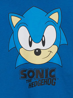 Bisiklet Yaka Sonic Bask?l? Erkek Bebek Ti??rt - Waikiki фото 2