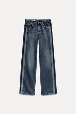 MID-RISE WIDE-LEG TRF JEANS - Zara фото 5