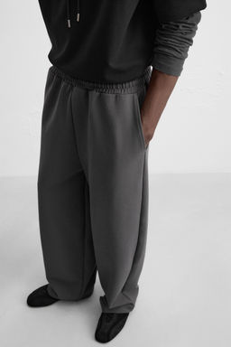 TECHNICAL WIDE-LEG JOGGER TROUSERS - Zara фото 6