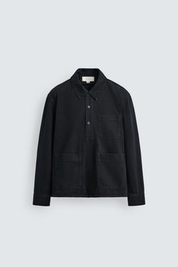 DENIM POLO SHIRT - Zara фото 7