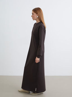 Bisiklet Yaka Sweat Elbise