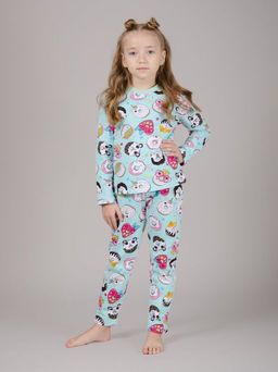 Пижама "ПД-82" пончики, футер начёс