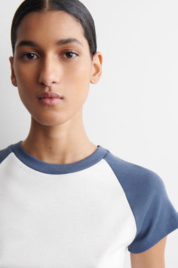 CAMISETA AJUSTADA DE ALGOD?N - H&m фото 4