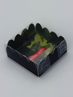 Цена за 5 шт. Коробка для печенья, « 23 Февраля», 7×7×3 см