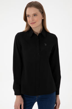 Kad_n Siyah Uzun Kollu Basic G_mlek Sepette S_rpriz _ndirim - U.s. polo assn фото 4