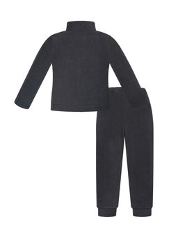 Костюм детский флисовый антрацит 762(ш) (122, 64)