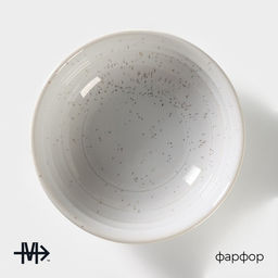 Миска фарфоровая Magistro Urban, 260 мл, d=12 см, цвет белый с чёрным  фото 8