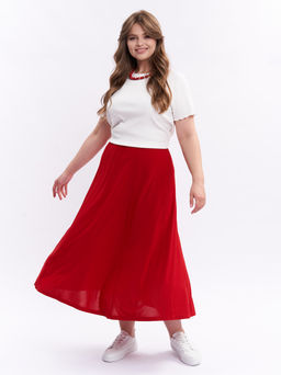 Юбка клёш UB17403RED25