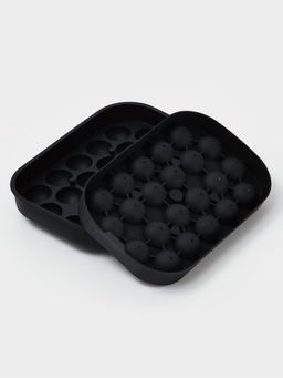 Форма для льда "Шарики", 22 ячейки , 21х14х3,5 см, цвет черный