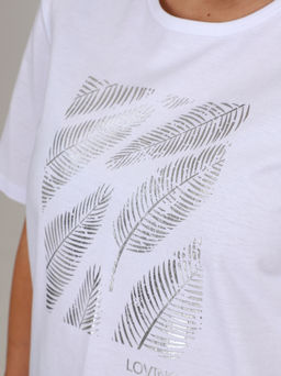 Футболка Белая (М-977) - Лиза фото 12