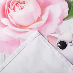 Полотенце Котики 40х73 см, 100% хлопок, саржа 190 гр/м2 - Этель фото 5