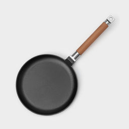 Сковорода блинная Wild Kitchen, d=22 см, съёмная ручка, индукция, чугун, чёрная фото 2