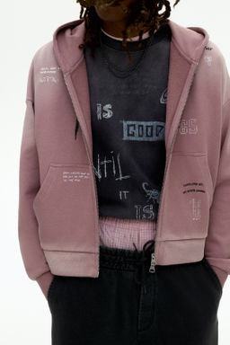 Chaqueta sudadera con cremallera Oversized Fit - H&m фото 7