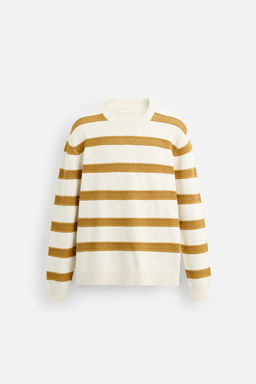 OPEN KNIT TEXTURED STRIPE JUMPER - Zara фото 6