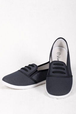 Слипоны синие